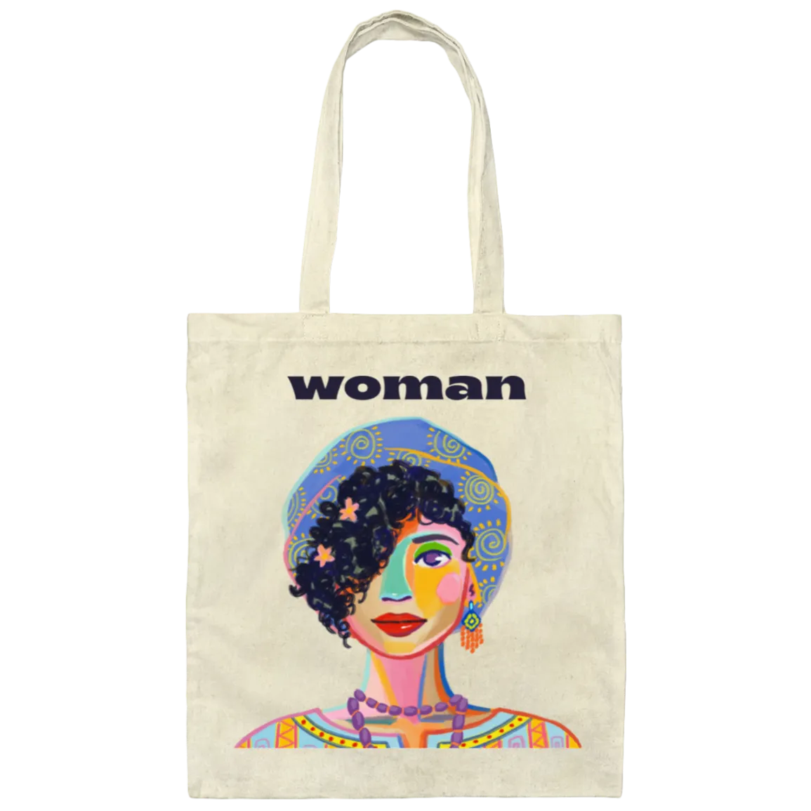Woman Canvas Tote Bag