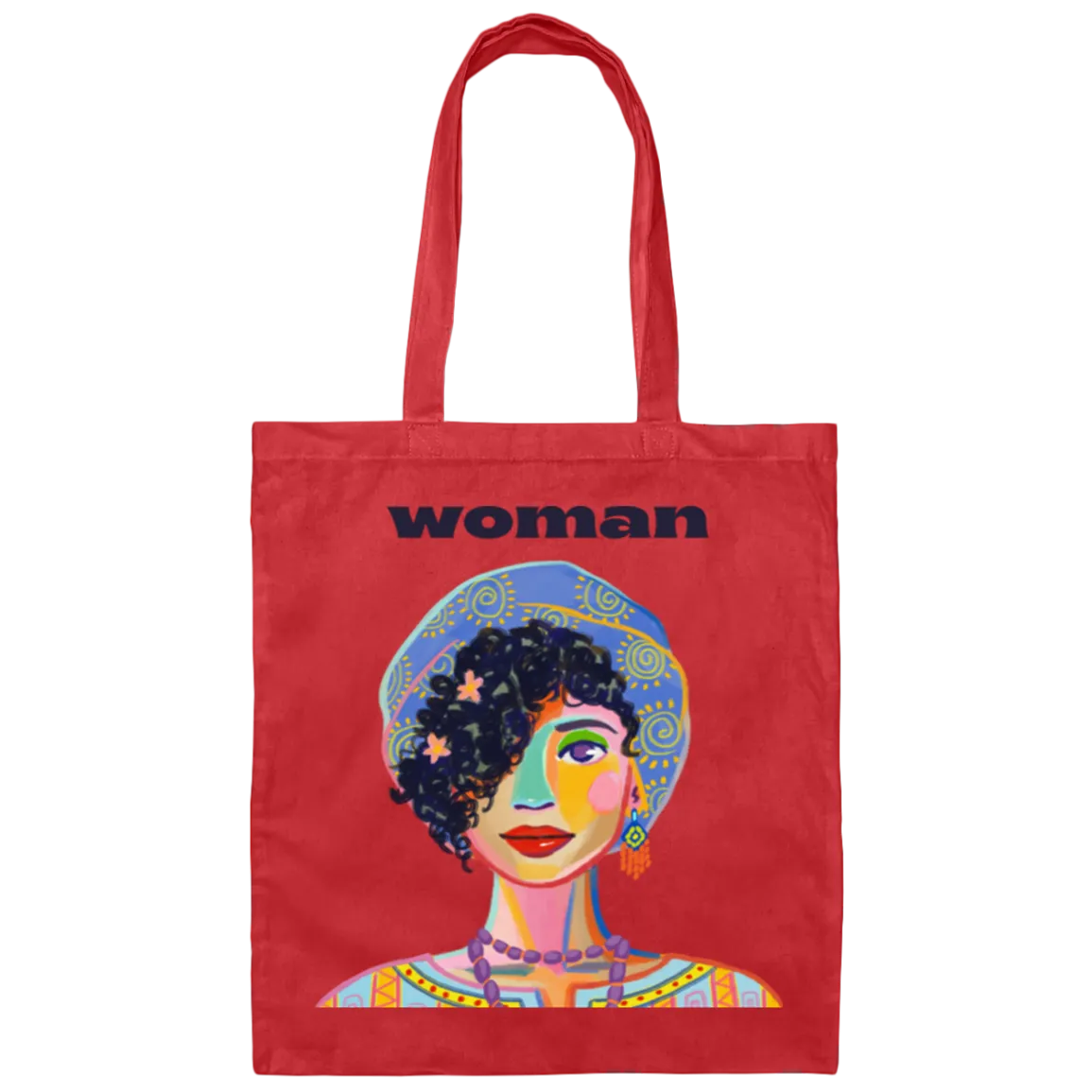 Woman Canvas Tote Bag