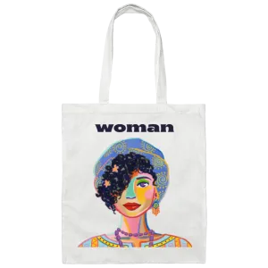 Woman Canvas Tote Bag