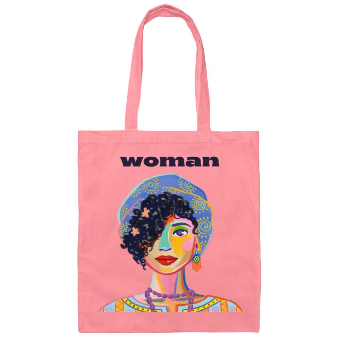 Woman Canvas Tote Bag
