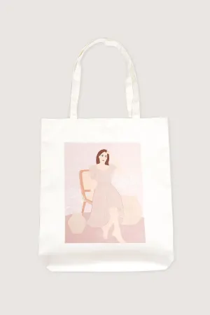 Woman in Bloom Tote Bag