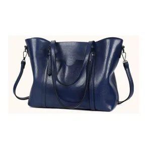 Women Bag Oil Wax Leather Handbags Luxury