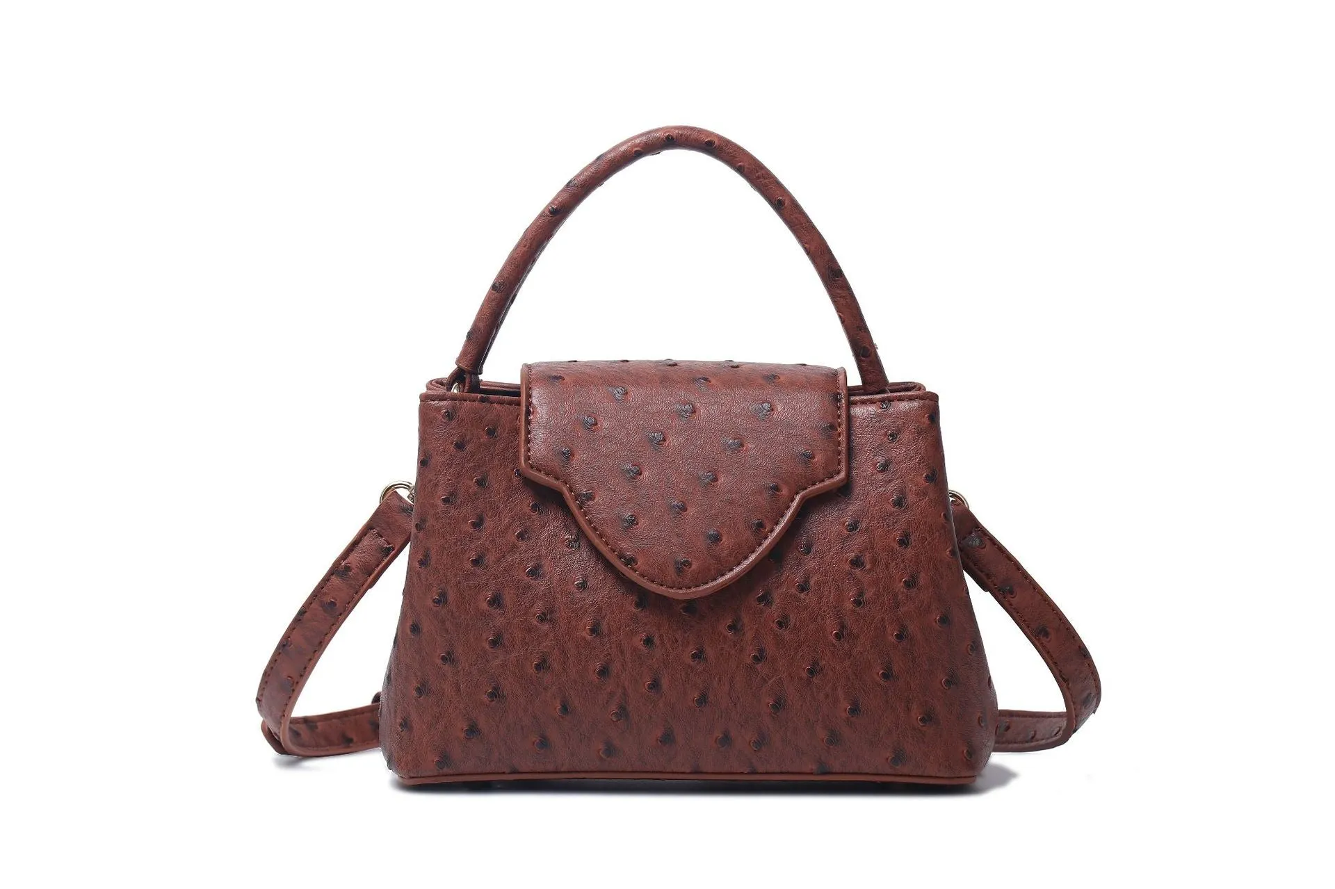 Women Bag Snake Pattern Handbag Top Product Ostrich Grain Shoulder Bag Messenger Bag