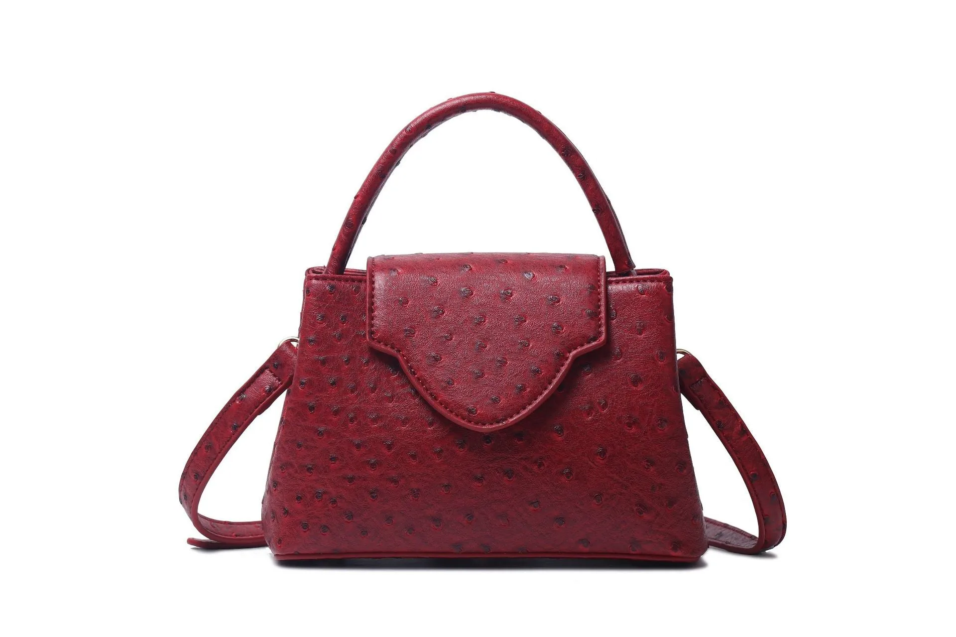 Women Bag Snake Pattern Handbag Top Product Ostrich Grain Shoulder Bag Messenger Bag