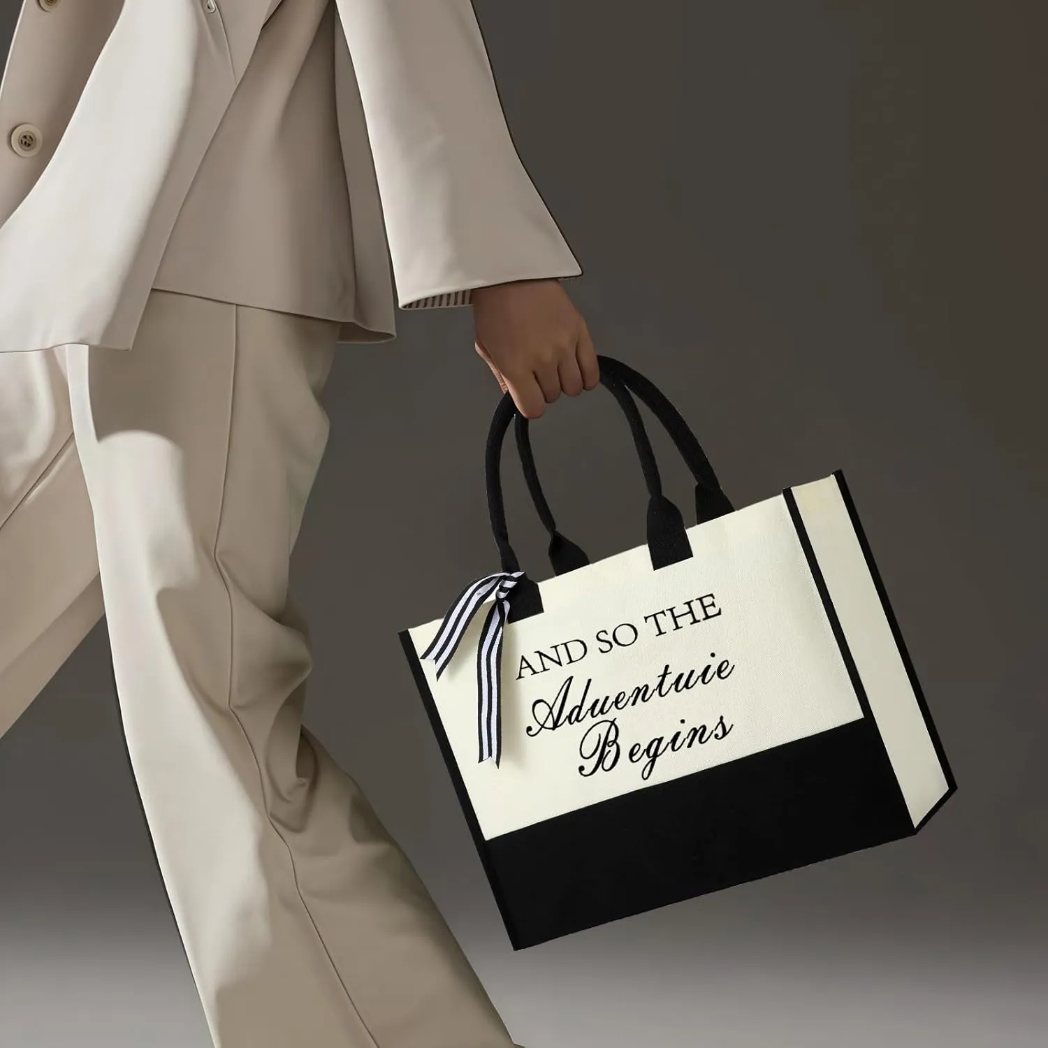 Women Canvas Tote Bag, Gifts for Her Birthday, Mother's Day, Valentine’s Day, Christmas, Thanksgiving or Retire Gifts