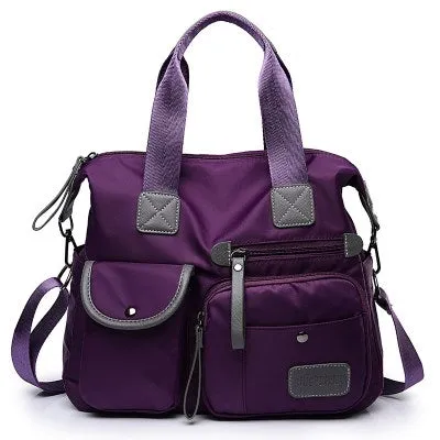 Women Luxury Nylon Handbags Messenger