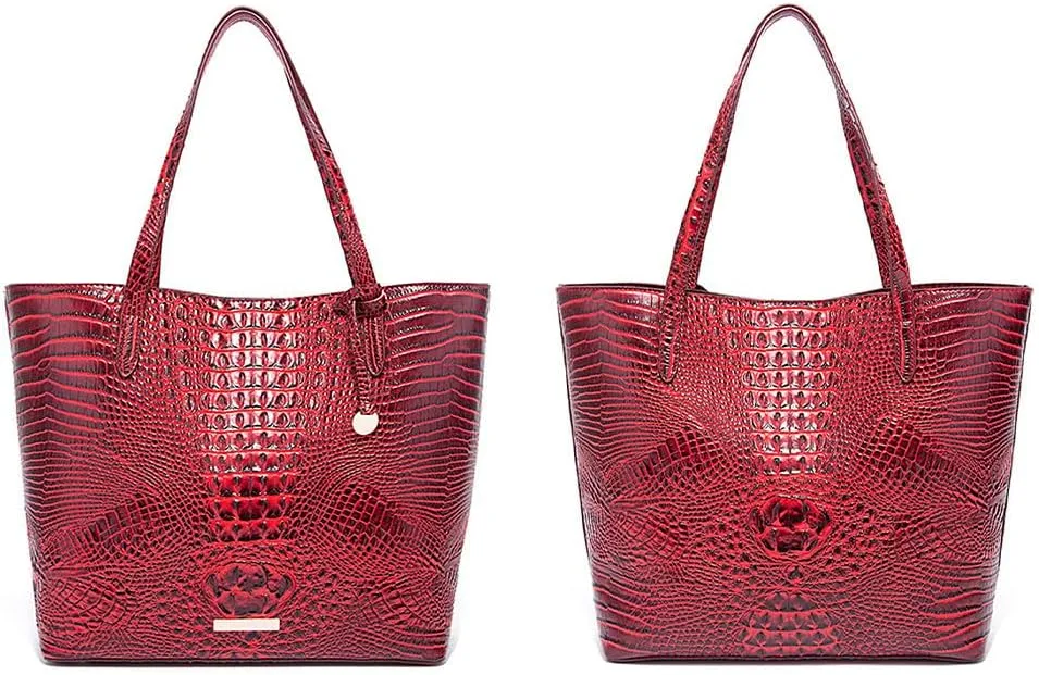 Women Tote Bag Crocodile Print Western Purses for Women Shoulder Hobo Top Handle Handbags for Shopping Travel