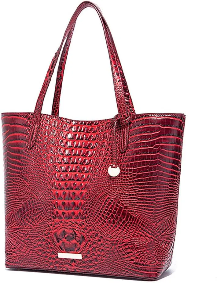 Women Tote Bag Crocodile Print Western Purses for Women Shoulder Hobo Top Handle Handbags for Shopping Travel