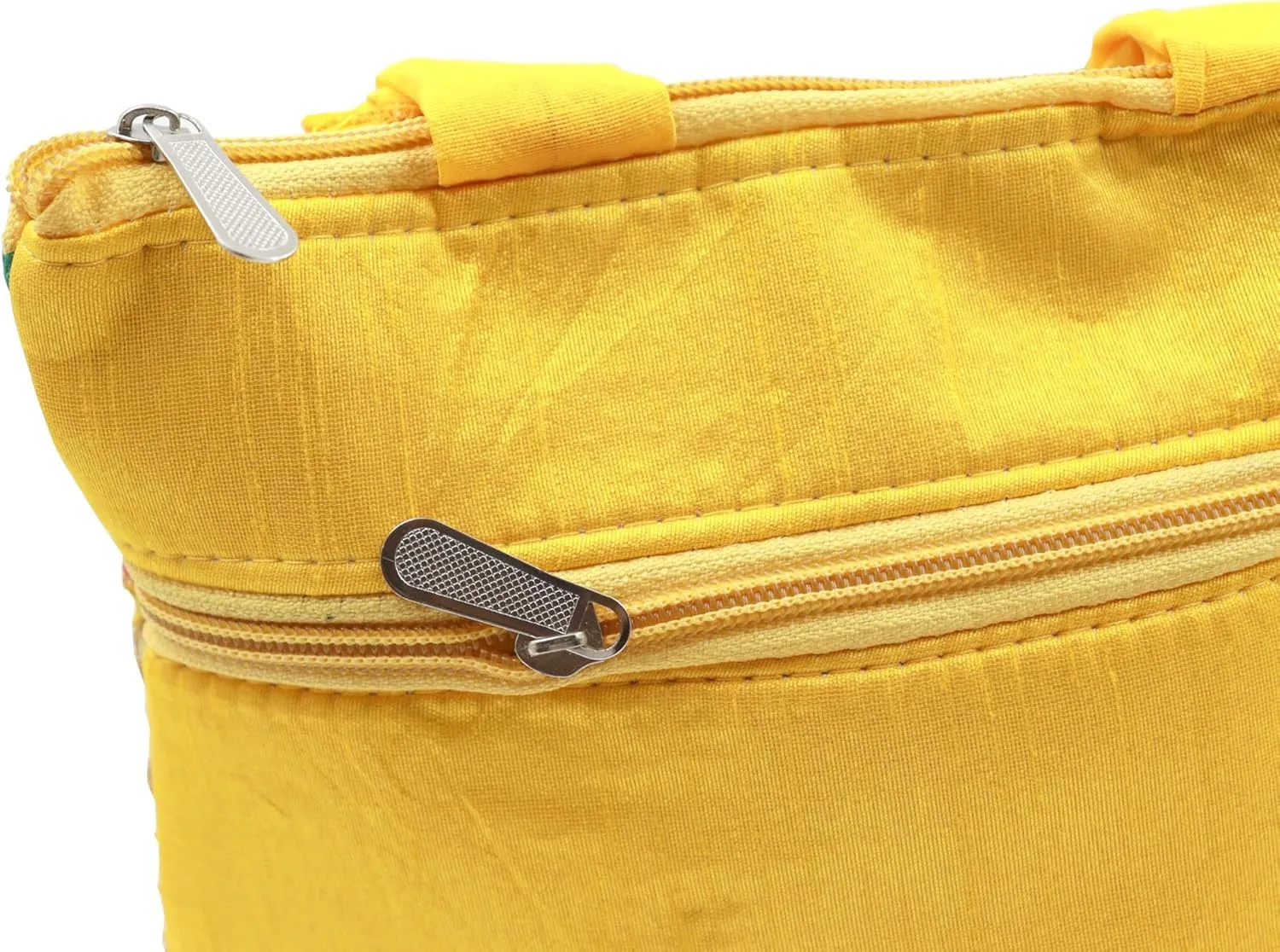Womens Designer Embroidery Handbag Handmade Satin Bags for Wedding Party Fancy Purse with Top Handle