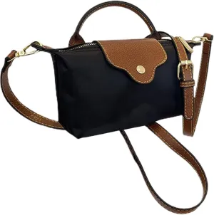 Women's Fashion Colorblock MMini CCrossbody Bag | Nylon Polyester Fashionable Handbags for Women | Handbags Purses with