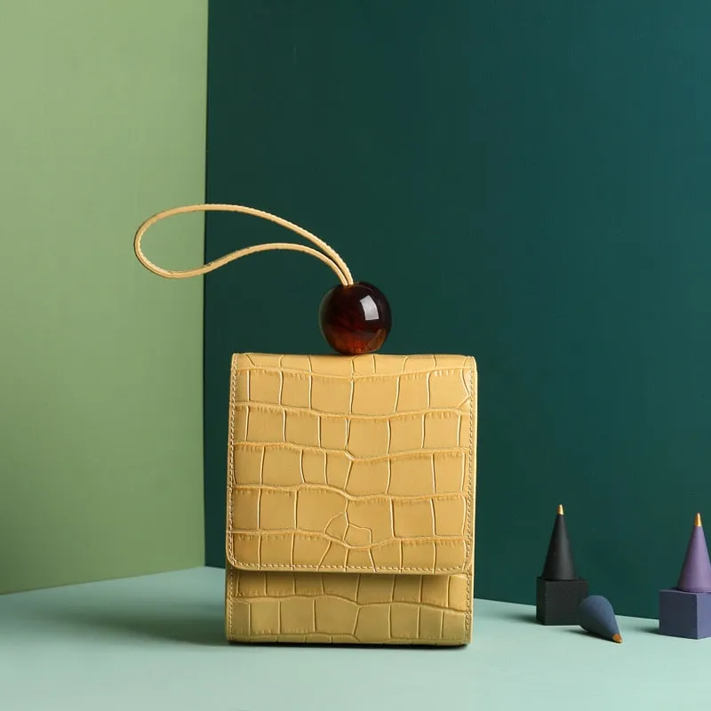 Women's Genuine Leather Collection Crocodile Pattern 2019 - TIANA