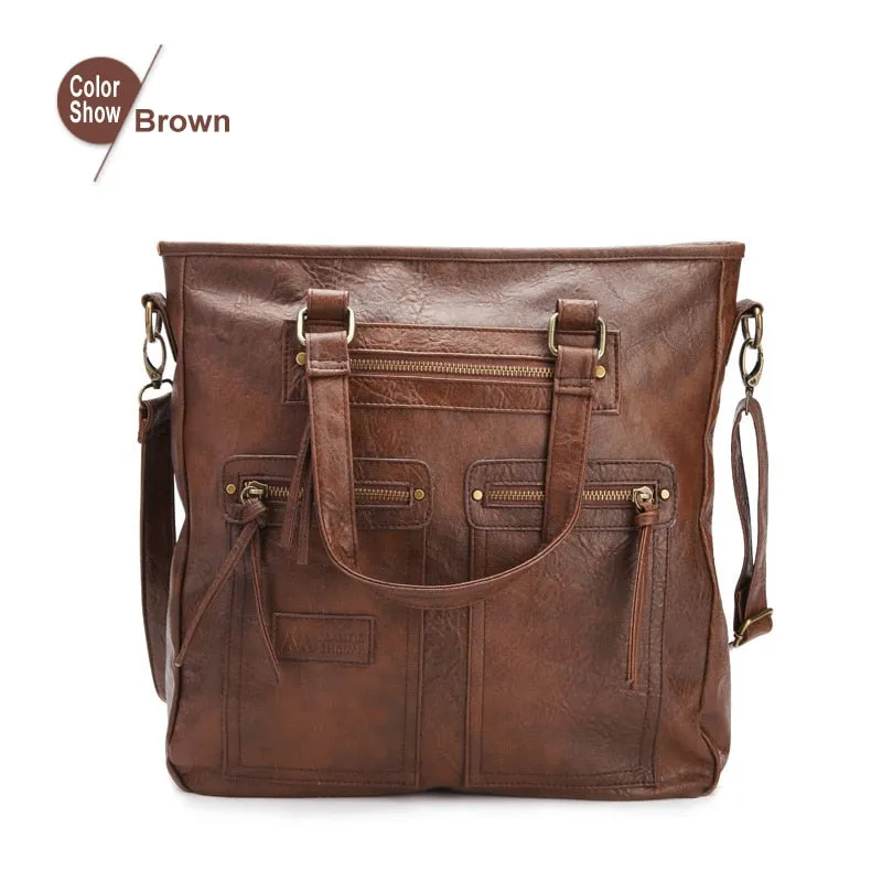 Women's handbag crossbody - LOLA (Brown)