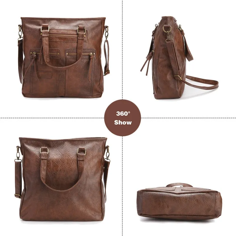 Women's handbag crossbody - LOLA (Brown)