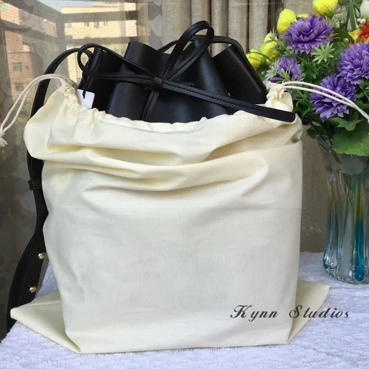 Women's Leather Bucket Bag Lady Genuine Leather Shoulder Bags, Leather Handbag, Free Shipping