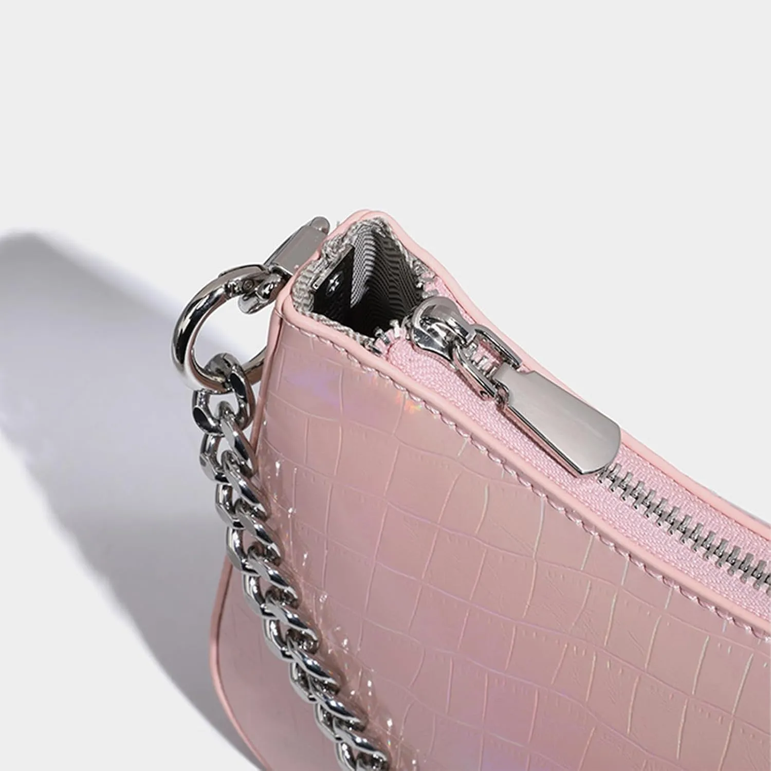 Women's Small Clutch Tote Handbags with Zipper Retro Classic Pattern Shoulder Bag Colorful Purse