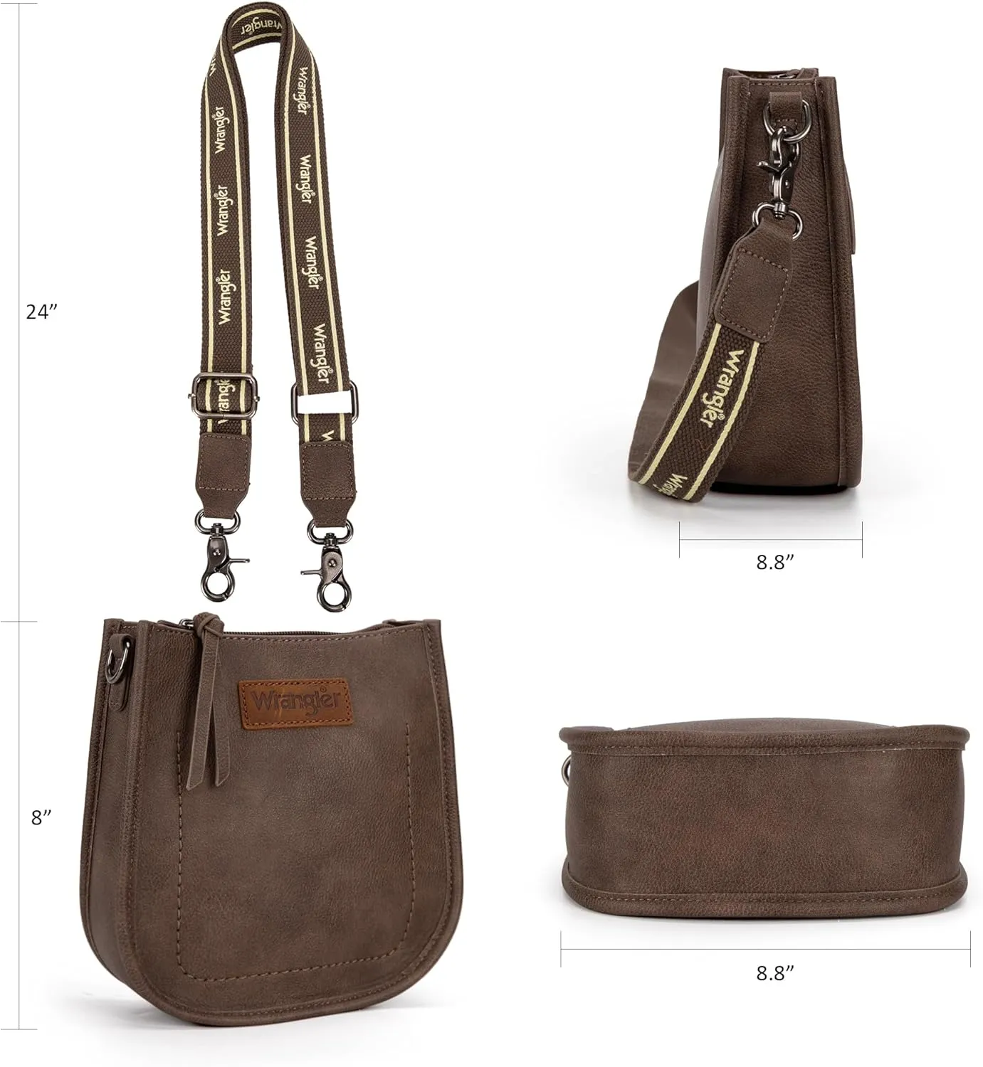 Wrangler Small Crossbody Bags for Women Cute Mini Purses Shoulder Handbag