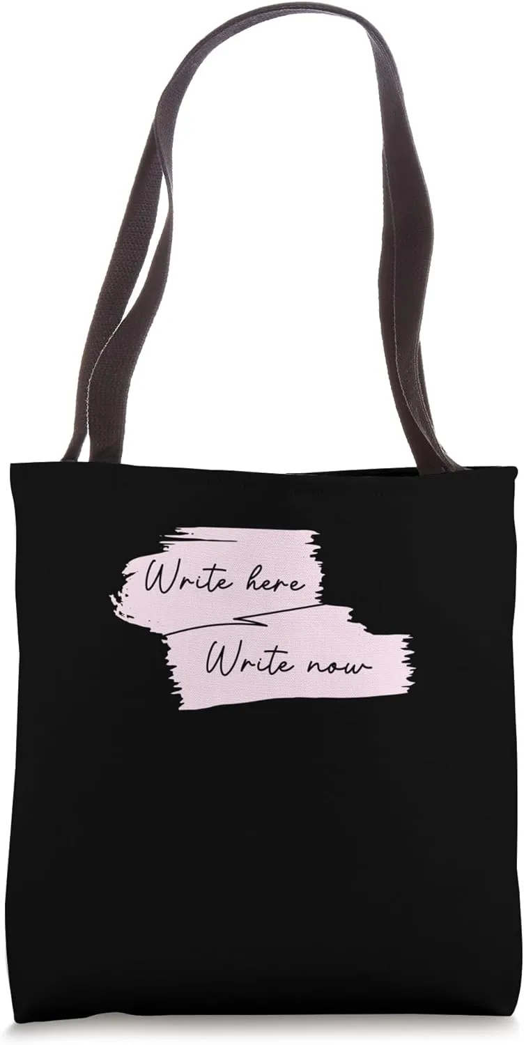 Write Her Write Now - Journalist Tote Bag