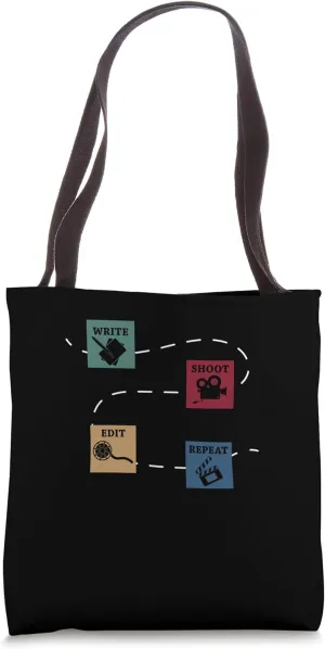 Write Shoot Edit Repeat - Journalist Tote Bag