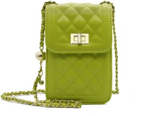 YAMEIZE Small Crossbody Cell Phone Purse - Women Shoulder Bags PU Leather Mini Wallet Bag with Adjustable Shoulder Strap
