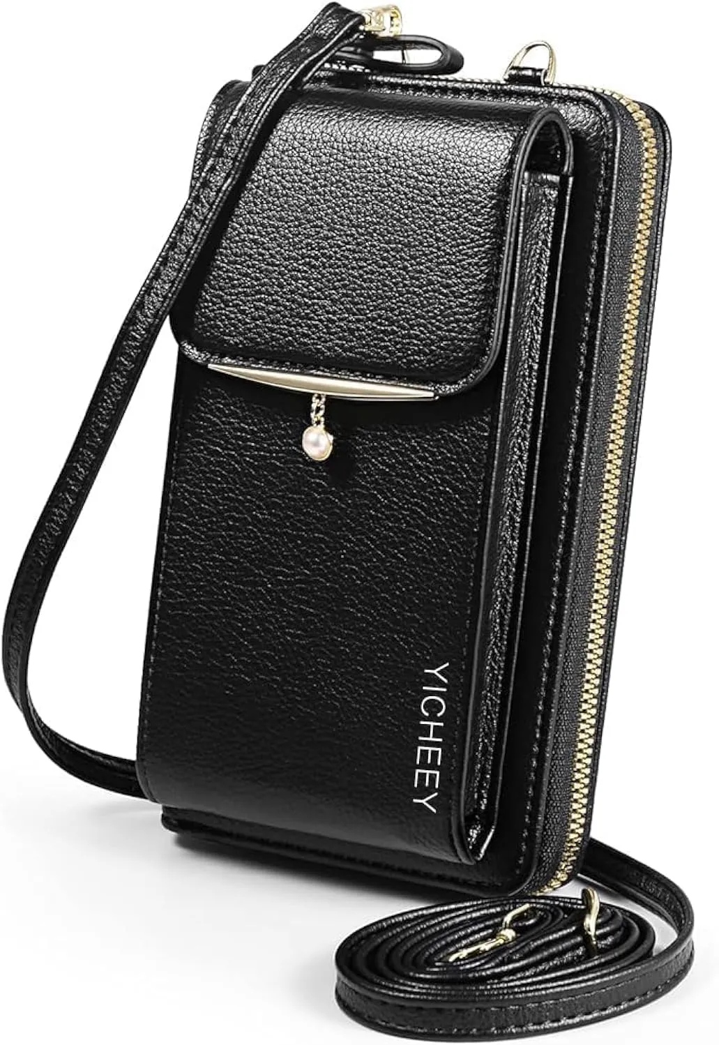 YICHEEY Small Crossbody Cell Phone Purse Bags for Women Mini Shoulder Handbag Wallet with Credit Card Slots