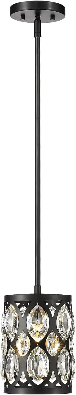 Z-Lite 1 Light Mini Pendant 6010MP-CH, Silver,9.00x6.50x6.50