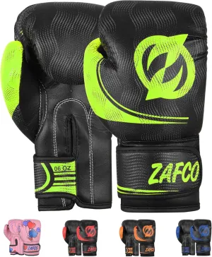Zafco Kids Boxing Gloves for Kids Junior Muay Thai Kick Boxing Training MMA Punching Bag Children Youth